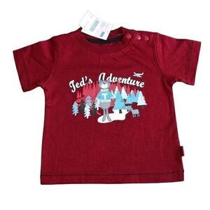 “Ted’s Adventure” graphic tee boy 3-6 mo.